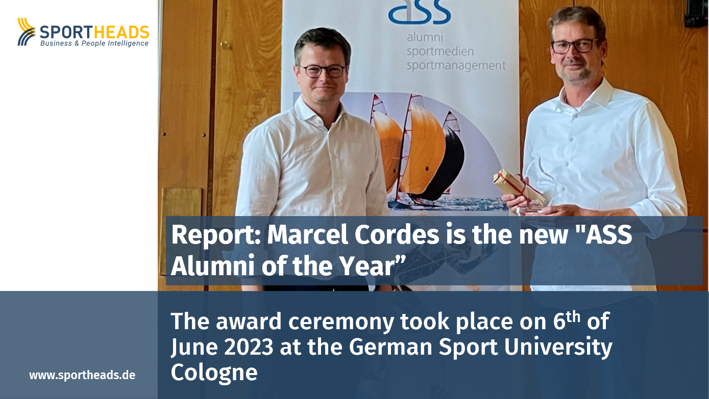 Read more about the article Bericht: Marcel Cordes ist neuer „ASS Alumni des Jahres“