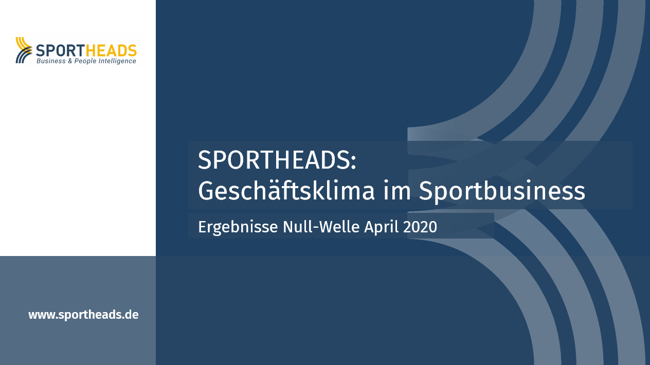 Read more about the article Geschäftsklima im Sportbusiness: Gesamtergebnisse Null-Welle April 2020