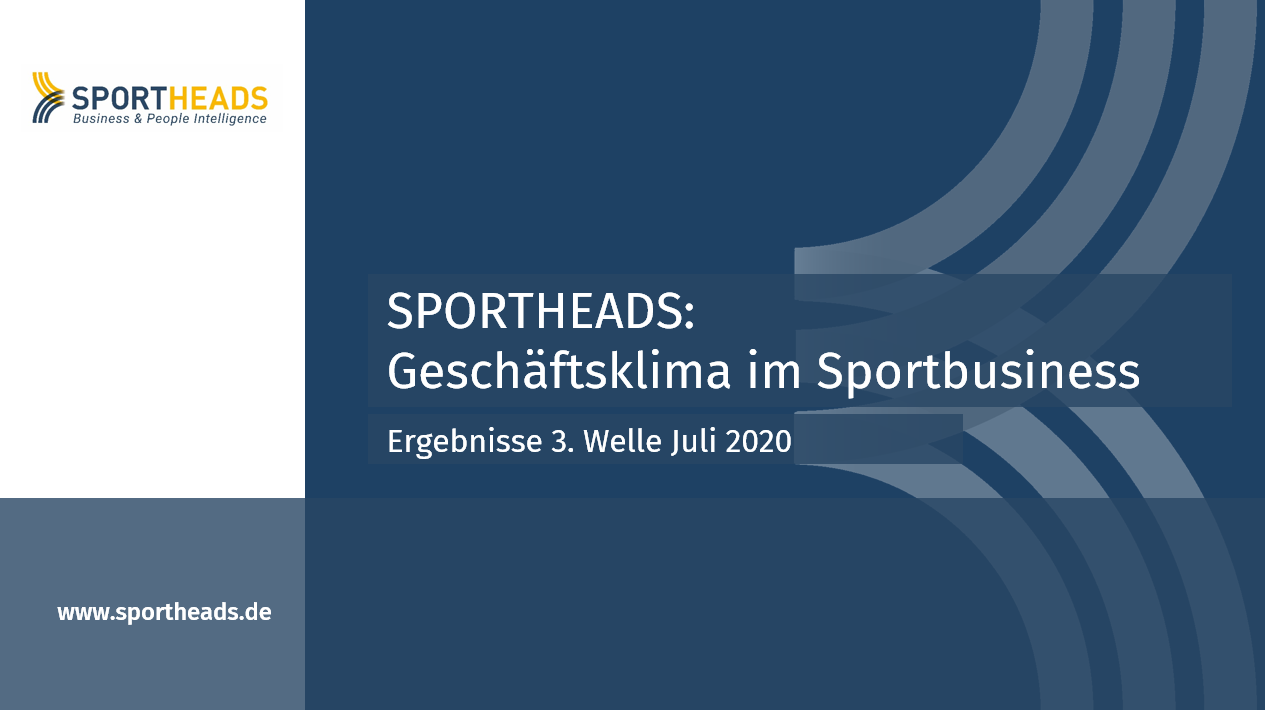 Read more about the article Geschäftsklima Sportbusiness: Ergebnisse 3. Welle Juli 2020