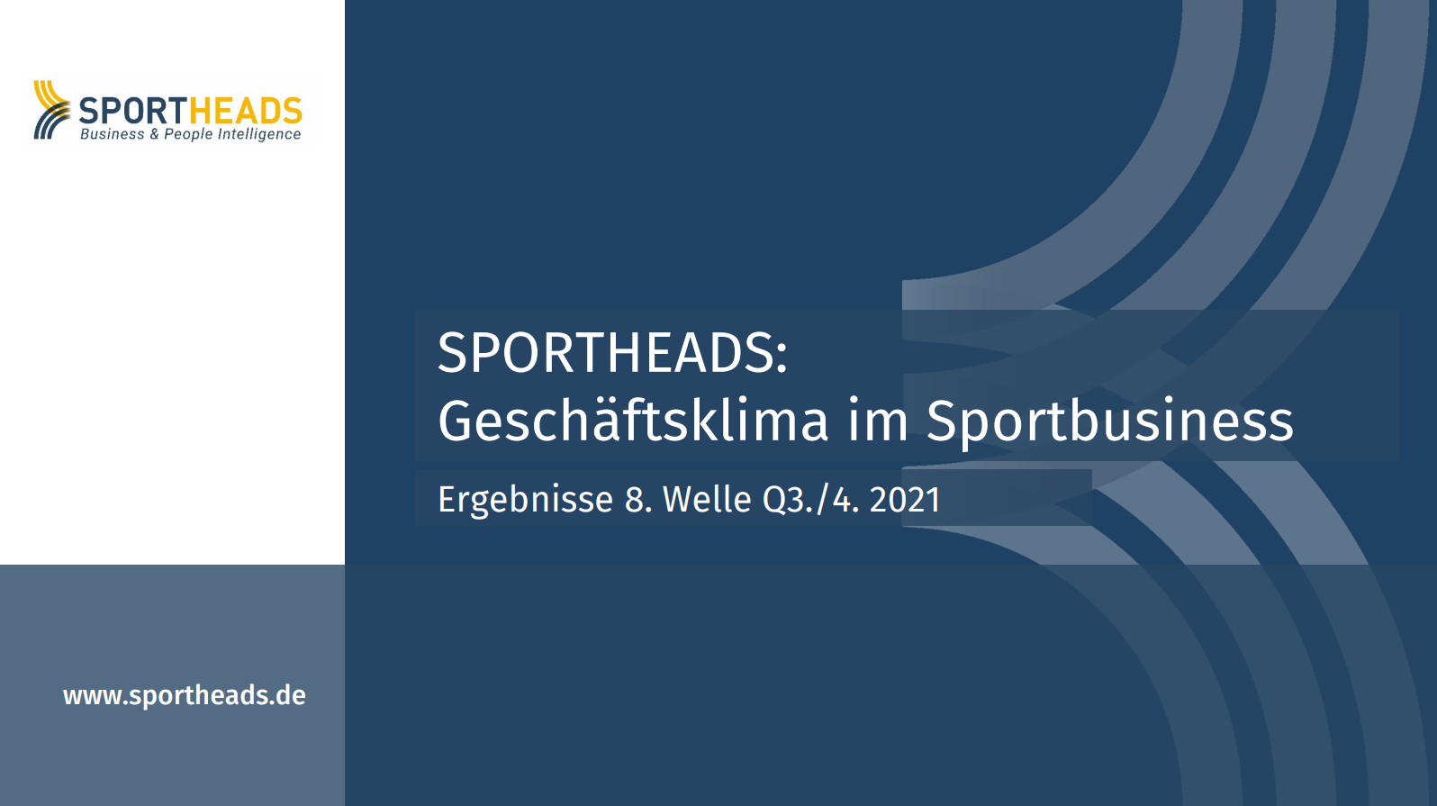 Geschäftsklima im Sportbusiness: Ergebnisse 8. Welle 3./ 4. Quartal 2021